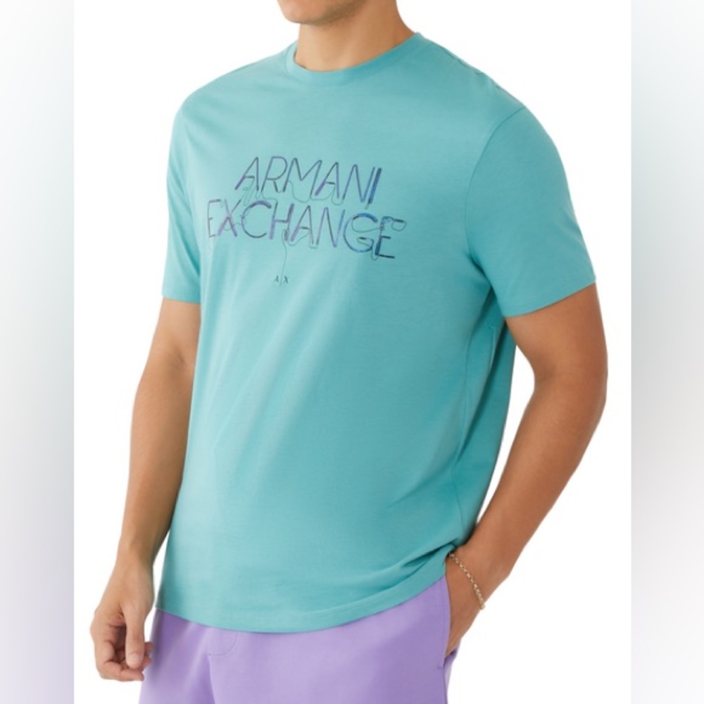 ARMANI EXCHANGE
Meta Nature Crew Neck Regular T-shirt for men